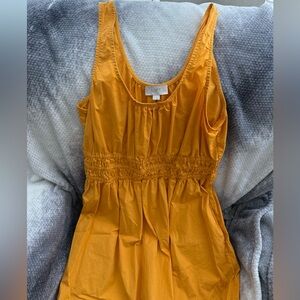 Women’s loft sun dress, mid calf, M.